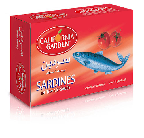 CG Sardines in Tomato Sauce 125g front