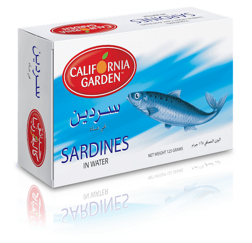 CG Sardines in Water 125g front