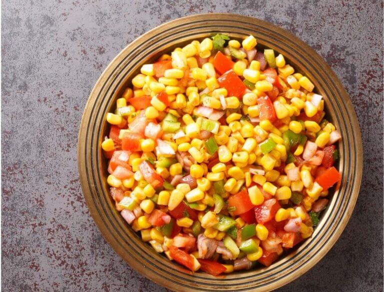 Sweetcorn Salad Snack