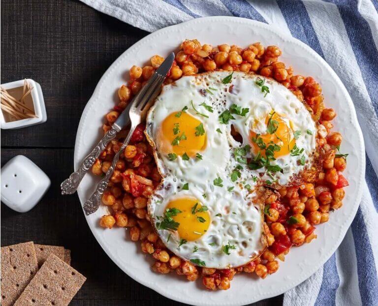 Egg Chickpea recipe